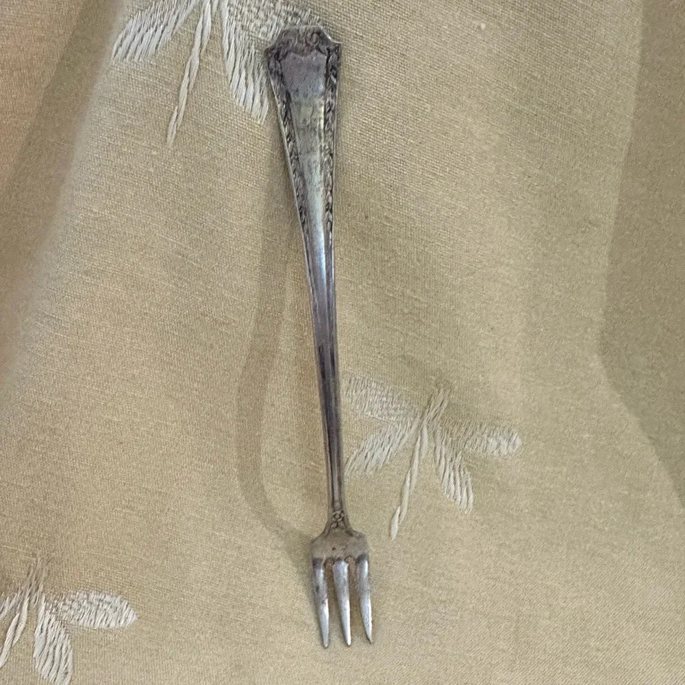 Vintage Sheffield Cocktail / Pickle / Olive Fork.
